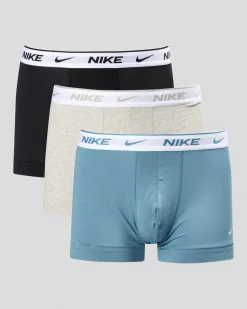 Nike Everyday Cotton Stretch Trunk 3 Pack Red Clay Discount