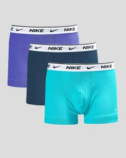 Nike Everyday Cotton Stretch Trunk 3 Pack Dusty Cactus/astronomy Blue/armory Navy Sale