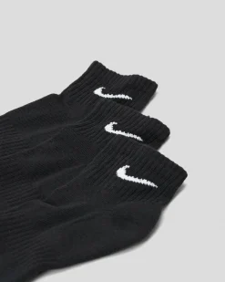 Nike Everyday Cushioned 3 Pack Socks Black/white Online