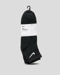 Nike Everyday Cushioned 3 Pack Socks Black/white Online