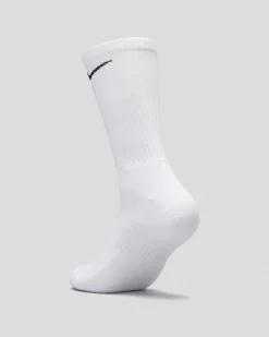 Nike Everyday Cushioned Crew Socks 6 Pack White/black