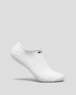 Nike Everyday Cushioned No Show Socks 3 Pack White/black Outlet