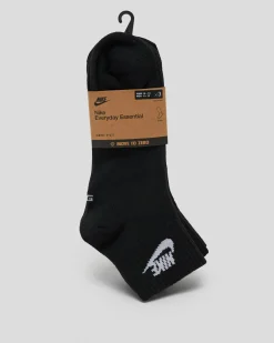 Nike Everyday Essential Ankle Socks 3 Pack Black/white Online