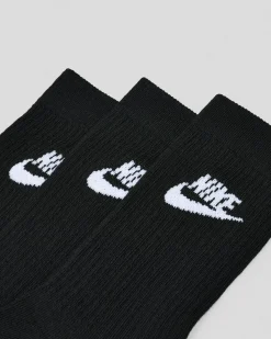 Nike Everyday Essential Crew Socks Black/white Best