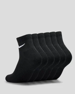 Nike Everyday Essential Socks 6 Pack Black/white Best
