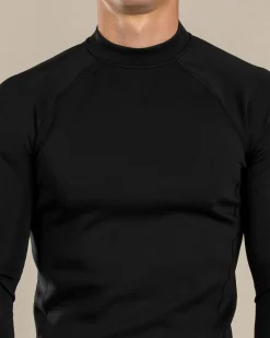 Quiksilver Everyday Heat Long Sleeve Rash Vest Black Outlet