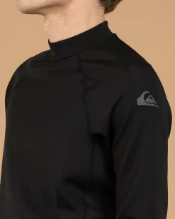 Quiksilver Everyday Heat Long Sleeve Rash Vest Black Best
