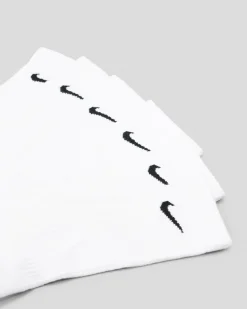 Nike Everyday Plus Cushioned Socks 6 Pack White/black New