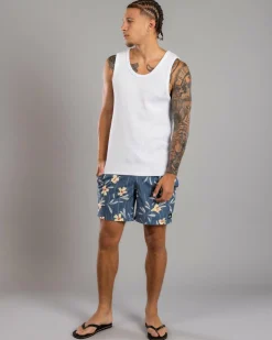 Quiksilver Everyday Straight Volley 17NB Board Shorts China Blue Dusty Floral Online