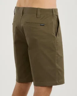 Quiksilver Everyday Union Stretch Walk Shorts Canteen New