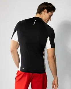 Quiksilver Everyday UPF50 Comp Short Sleeve Rash Vest Black Discount