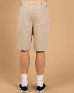 Lucid Exceed Denim Walk Shorts Sand Clearance