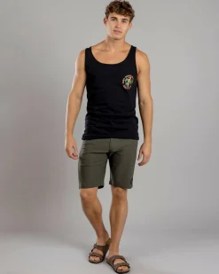 Salty Life Explorer Walk Shorts Olive