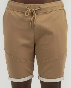 Lucid Express Walk Shorts Sand Online