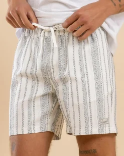 Lucid Extend Elastic Waist Shorts Navy Best