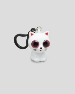 Get It Now Eye Popping Cat Keyring Multi New