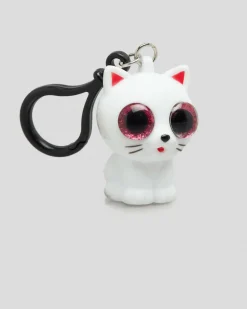 Get It Now Eye Popping Cat Keyring Multi New