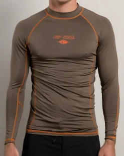 Rip Curl Fade Out Long Sleeve Rash Vest Rock