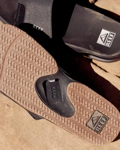 Reef Fanning Slides Black/silver Outlet