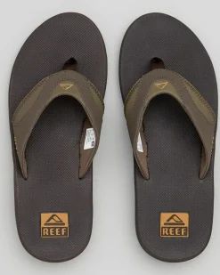 Reef Fanning Thongs Brown/gum New