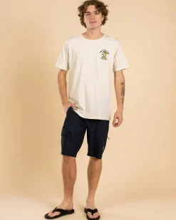 Salty Life Feral Marlin T-Shirt Stone Best