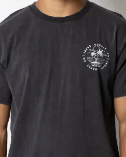Jacks Find Paradise T-Shirt Black Acid Clearance