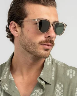 Le Specs Firestarter Sunglasses Khaki Stone