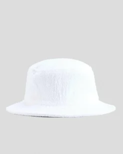 Salty Life Fish Off Bucket Hat White New
