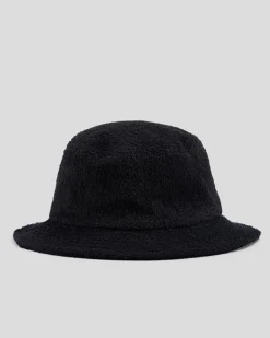 Salty Life Fish Off Bucket Hat Black Clearance