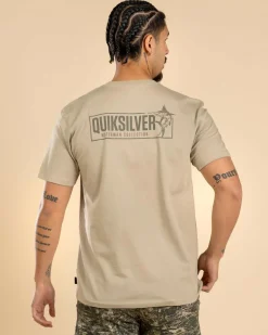 Quiksilver Fish On T-Shirt Cloudy Grey Best