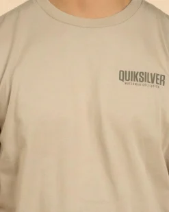 Quiksilver Fish On T-Shirt Cloudy Grey Best