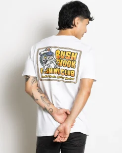 Bush Chook Fishing Club T-Shirt White Hot