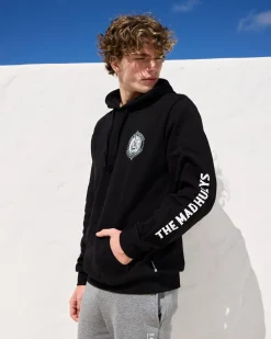 The Mad Hueys FK Off Fish On Hoodie Black/blue Outlet