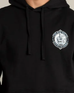 The Mad Hueys FK Off Fish On Hoodie Black/blue Outlet