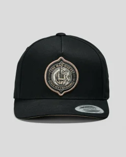 The Mad Hueys Fk Off Fish On Snapback Cap Black
