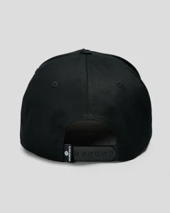The Mad Hueys Fk Off Fish On Snapback Cap Black