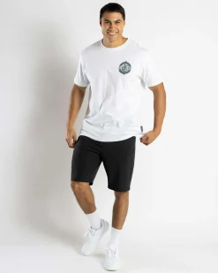 The Mad Hueys FK Off Fish On T-Shirt White Sale
