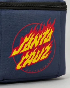 Santa Cruz Flaming Dot Lunch Box Navy Outlet