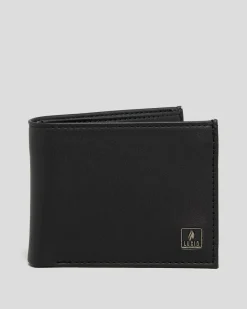 Lucid Flare Leather Wallet Black Clearance