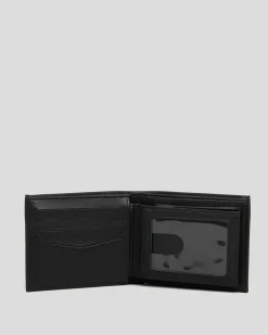 Lucid Flare Leather Wallet Black Clearance