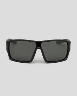 Dragon Alliance Flash Polarised Sunglasses Matte Black / Smoke Polar Discount