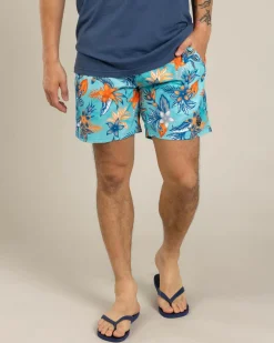 Skylark Fleurs Mully Shorts Bright Blue Best