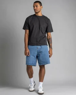 Rusty Flip Daddy 2.0 Jean Shorts Middy Blue