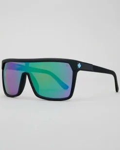 Spy Flynn Sunglasses Black/green Discount