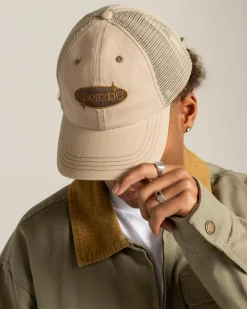 EPOKHE Folklore Trucker Cap Heavy Wash Light Khaki Discount