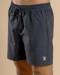 Salty Life Formal Elastic Waist Shorts Charcoal Clearance
