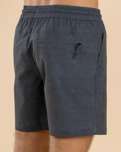 Salty Life Formal Elastic Waist Shorts Charcoal Clearance