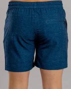 Salty Life Formal Elastic Waist Shorts Deep Blue Outlet