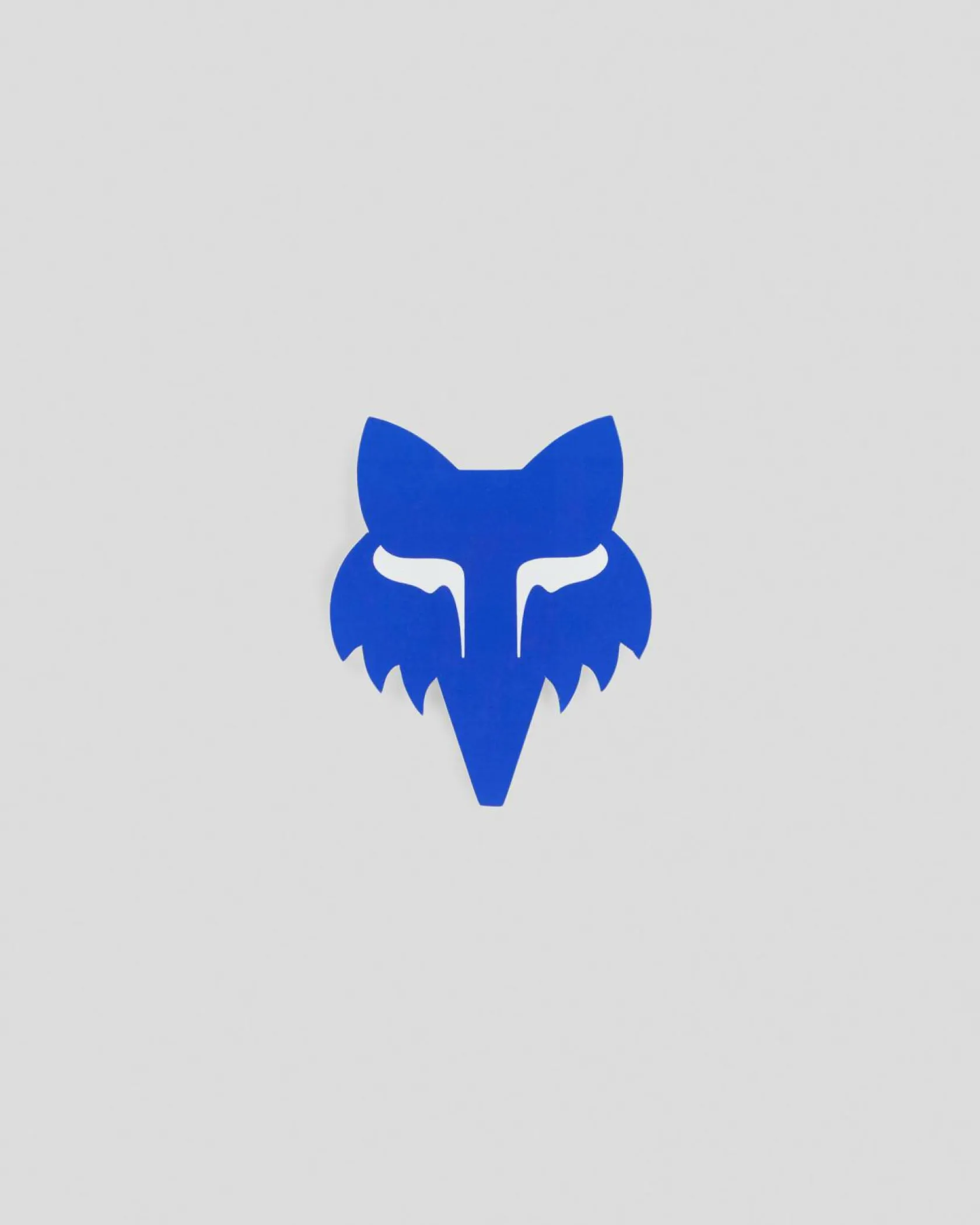 Fox Head 4" Sticker Blue Sale