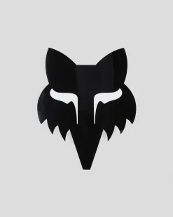 Fox Head 7" Sticker Black Hot